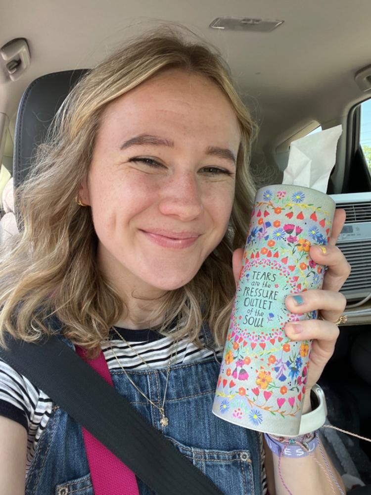 Car Tissues, Set of 3 - Tears Are The Pressure - Customer Photo From Anna Gross