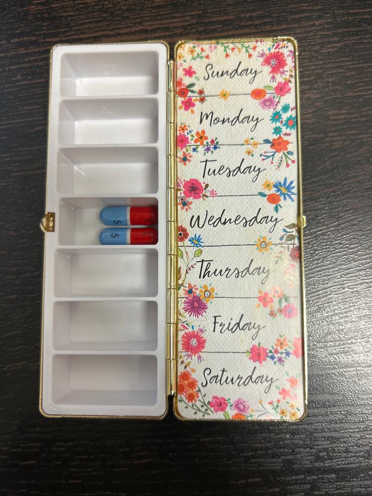 Weekly Pill Organizer - A Wise Girl Once Said - Customer Photo From Wendy