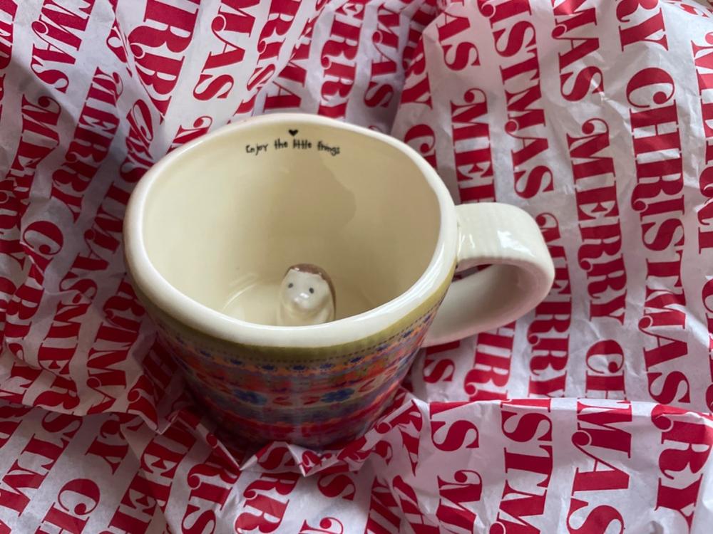 Peek-A-Boo Coffee Mug - Hedgehog - Customer Photo From Maelet Clark
