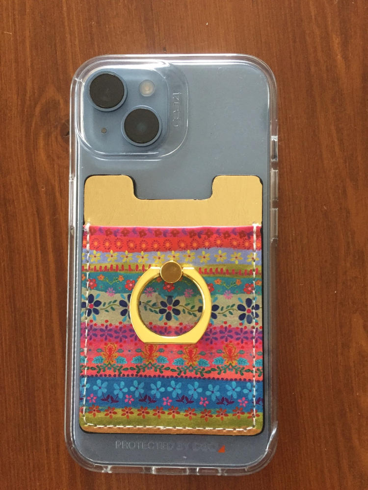 Pocket Phone Ring - Folk Borders - Customer Photo From Kathy Jung