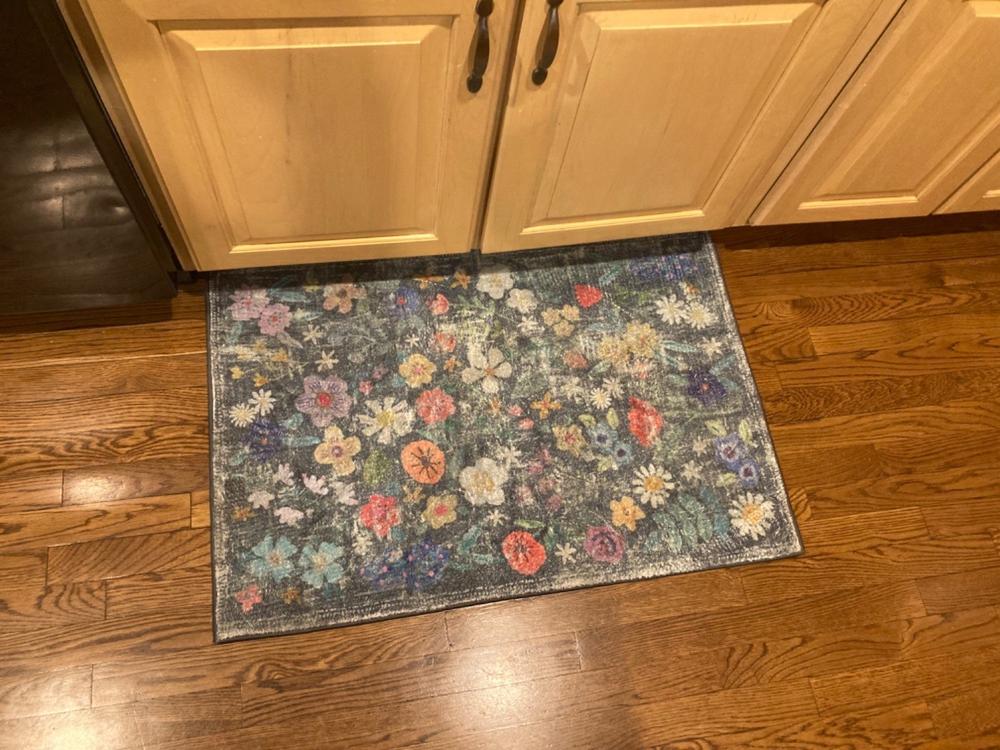 Natural Life Chenille Rug, 2' x 8' - Wildflower
