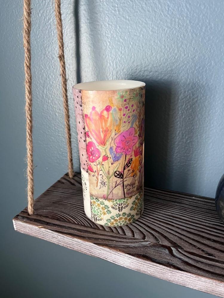 Flameless Candle - Stay Close - Customer Photo From michelle hill
