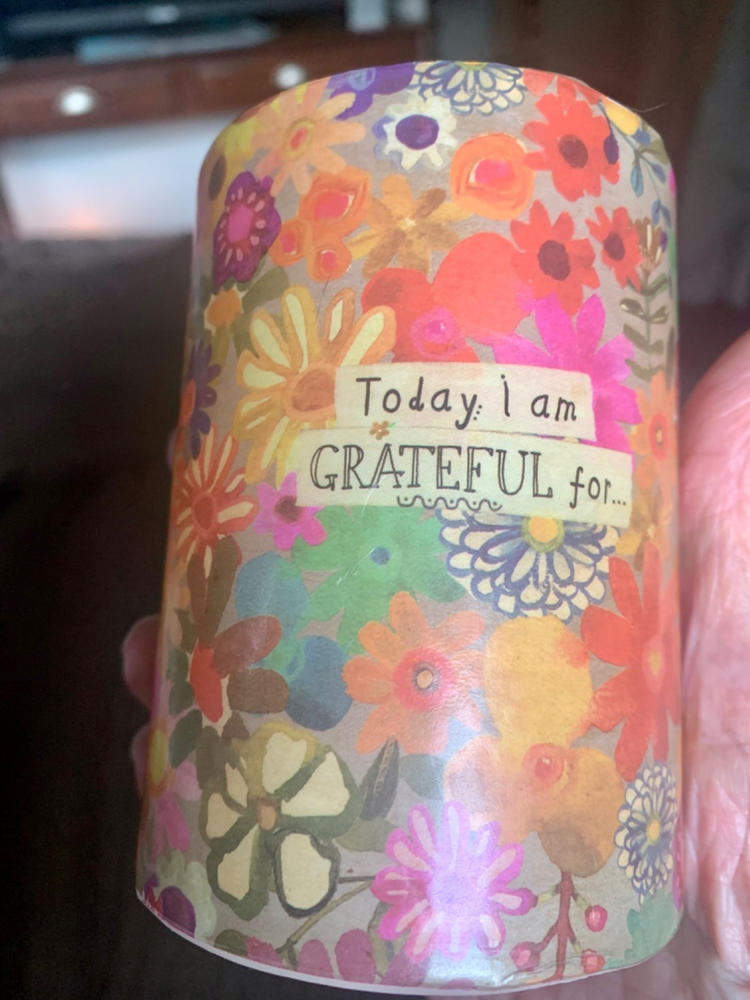 Flameless Candle - I Am Grateful - Customer Photo From Jennifer Bragg