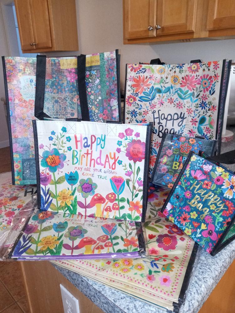 Medium Happy Bag, Set of 3 - Happy Birthday - Customer Photo From Shan Baxter
