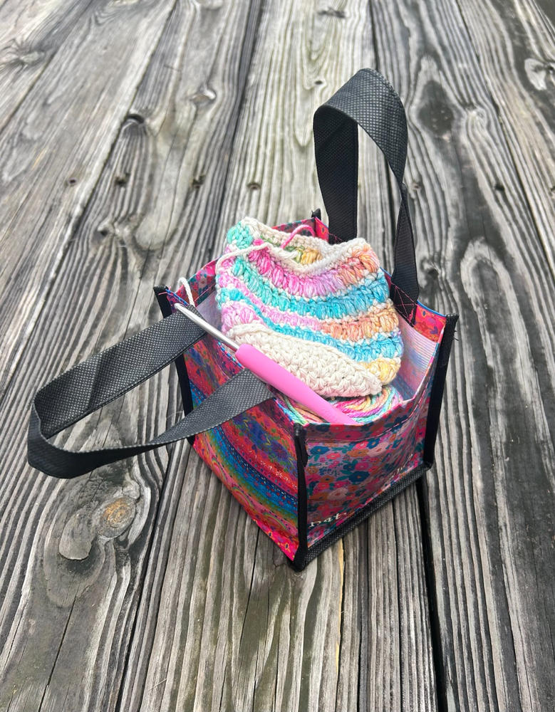 Small Happy Bag, Set of 3 - Rainbow Borders - Customer Photo From Becky Green