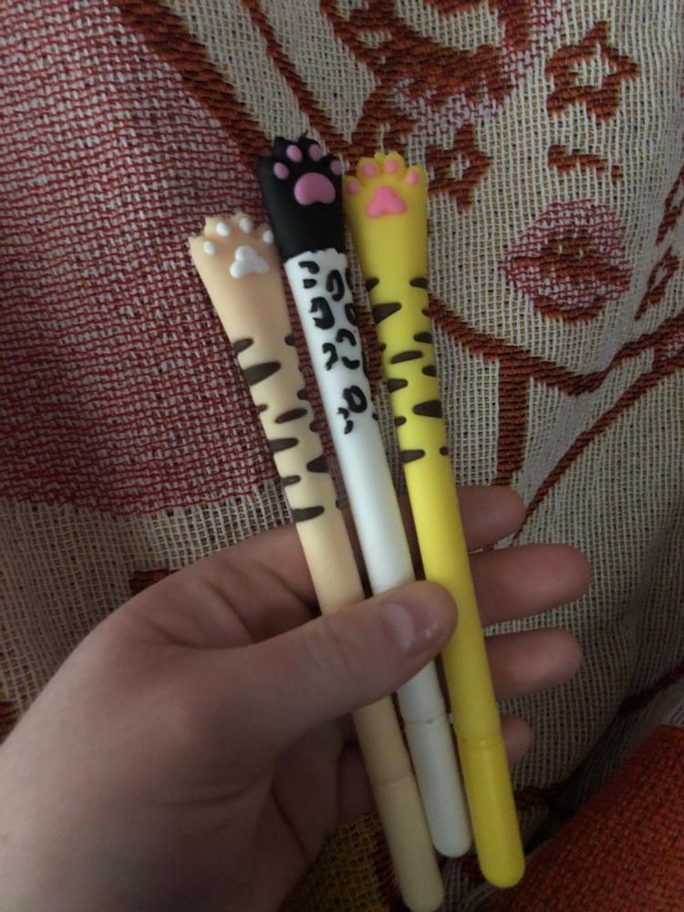 Happy Gel Ink Pens, Set of 3 - Catpaw - Customer Photo From Madison Box