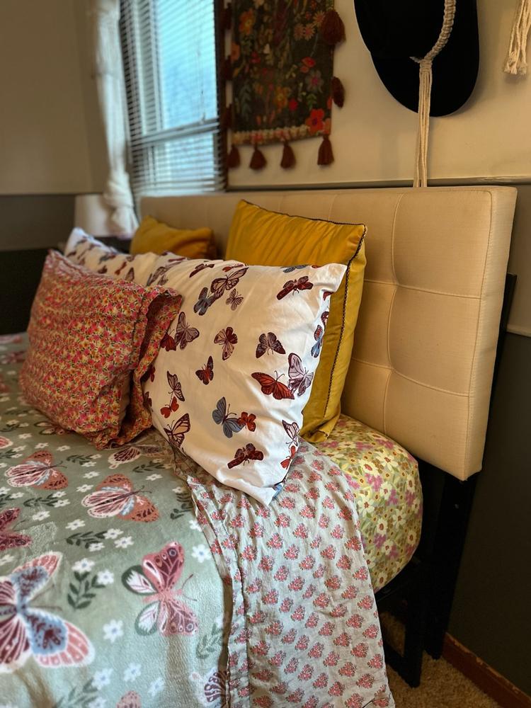 Mix & Match Soft Cotton Pillowcase, Single - Pink Lucy - Customer Photo From Alice Marsden