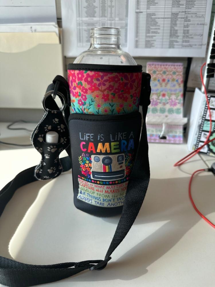 Insulated Water Bottle Carrier - Camera - Customer Photo From Mackenzie Soha