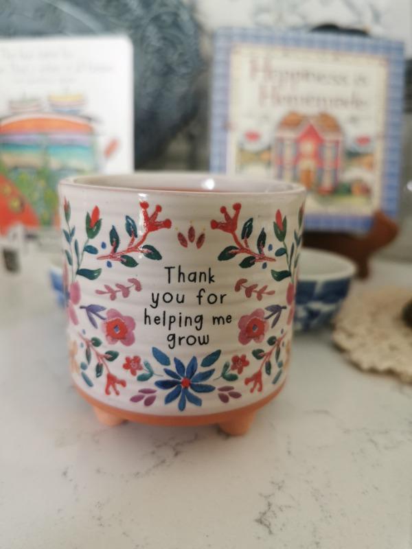 Mini Artisan Planter - Thank You - Customer Photo From Irma Wilkinson