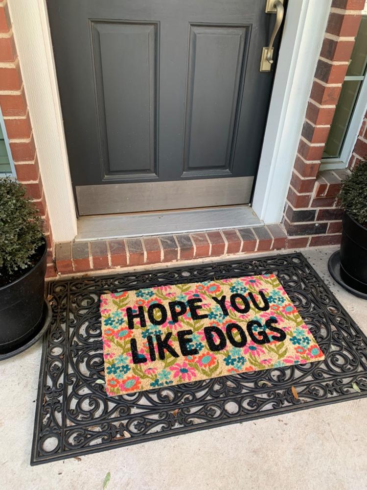 Bungalow Doormat - Dogs - Customer Photo From Catherine Williams