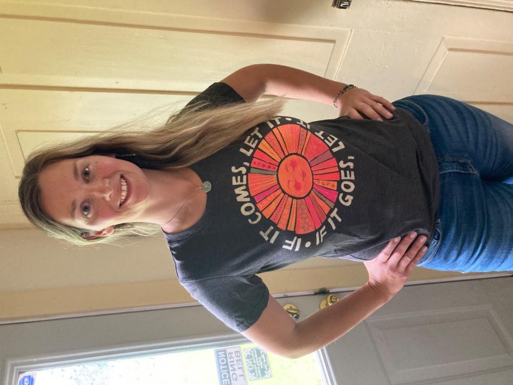 Perfect Fit Tee Shirt - Let It - Customer Photo From Mary Phelan