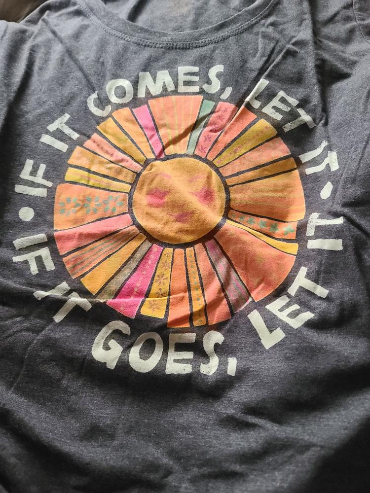 Perfect Fit Tee Shirt - Let It - Customer Photo From Grace Holder
