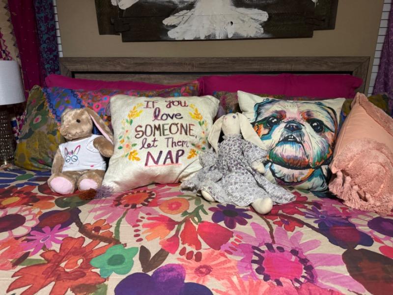 Double-Sided Cozy Throw Pillow - Let Them Nap - Customer Photo From Sunni Phillips