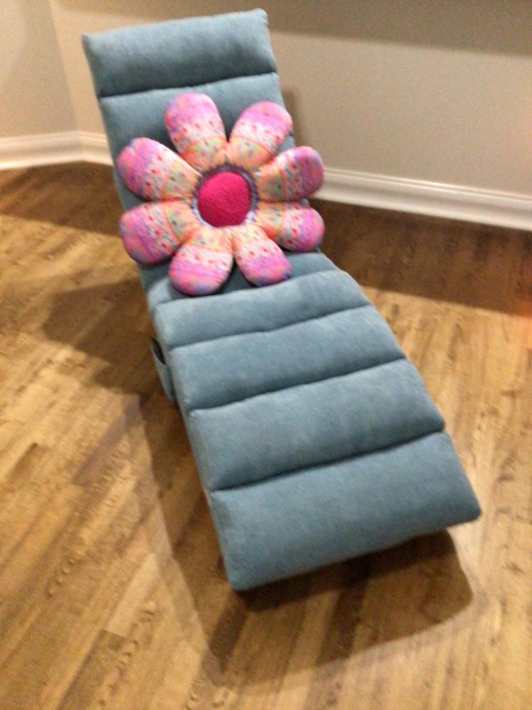 Reversible Seat & Floor Cushion - Flower - Customer Photo From Pamela dostal
