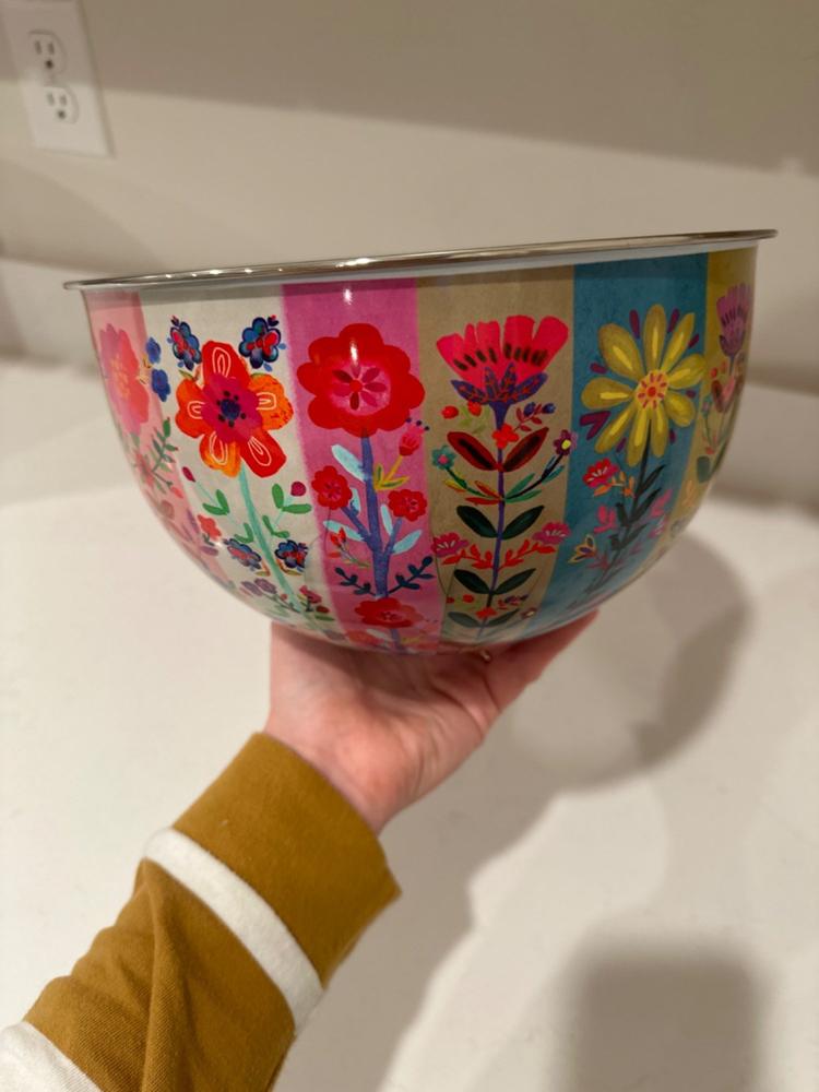 Stainless Steel Bowl, Large - Flower - Customer Photo From Sadie Richardson