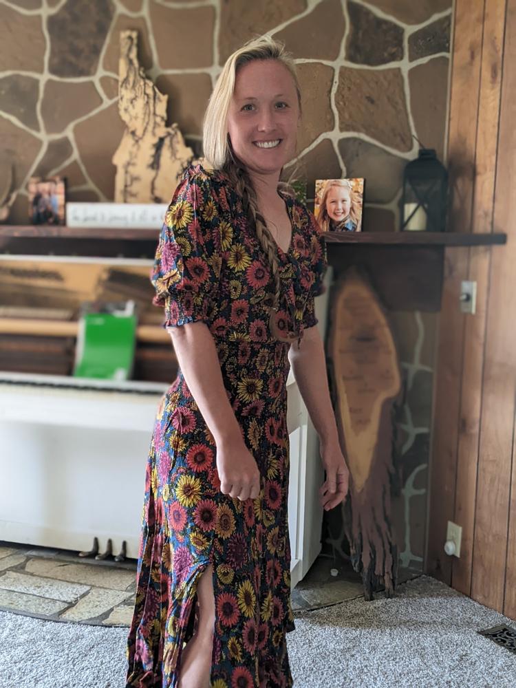Good Vibes Smocked Top - Sunflower - Customer Photo From Karlie Paschall