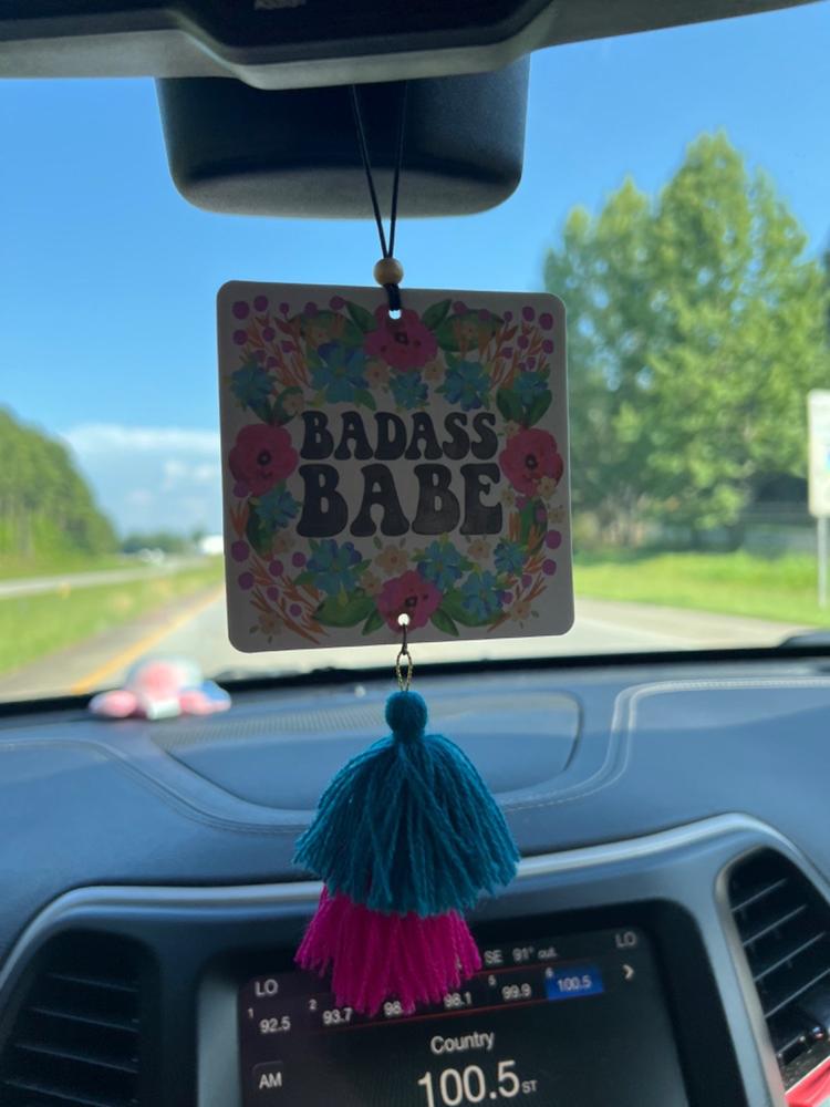 Car Air Freshener - Badass Babe - Customer Photo From Kaylee Cannon