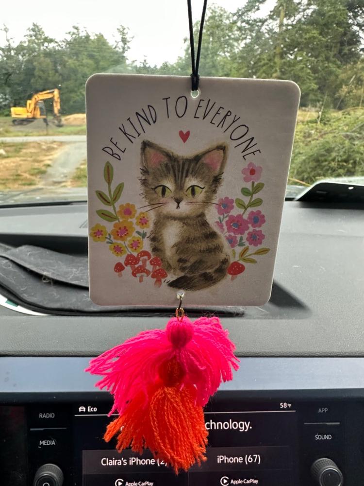 Car Air Freshener - Kind To Everyone - Customer Photo From Claira Williams