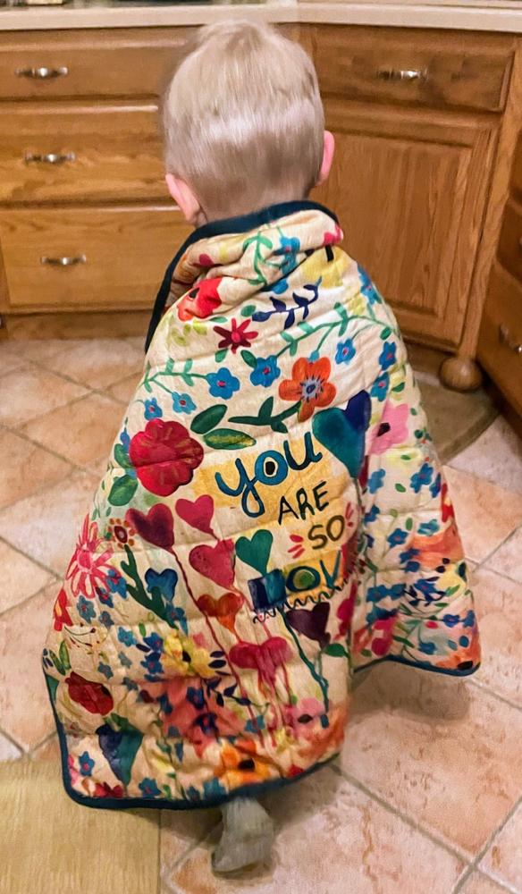 Weighted Pet or Lap Blanket - You Are So Loved - Customer Photo From Doris Garb