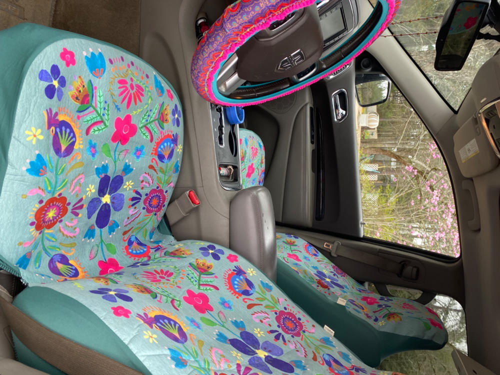 Steering Wheel Cover, 15" - Rainbow - Customer Photo From Lea Cesani