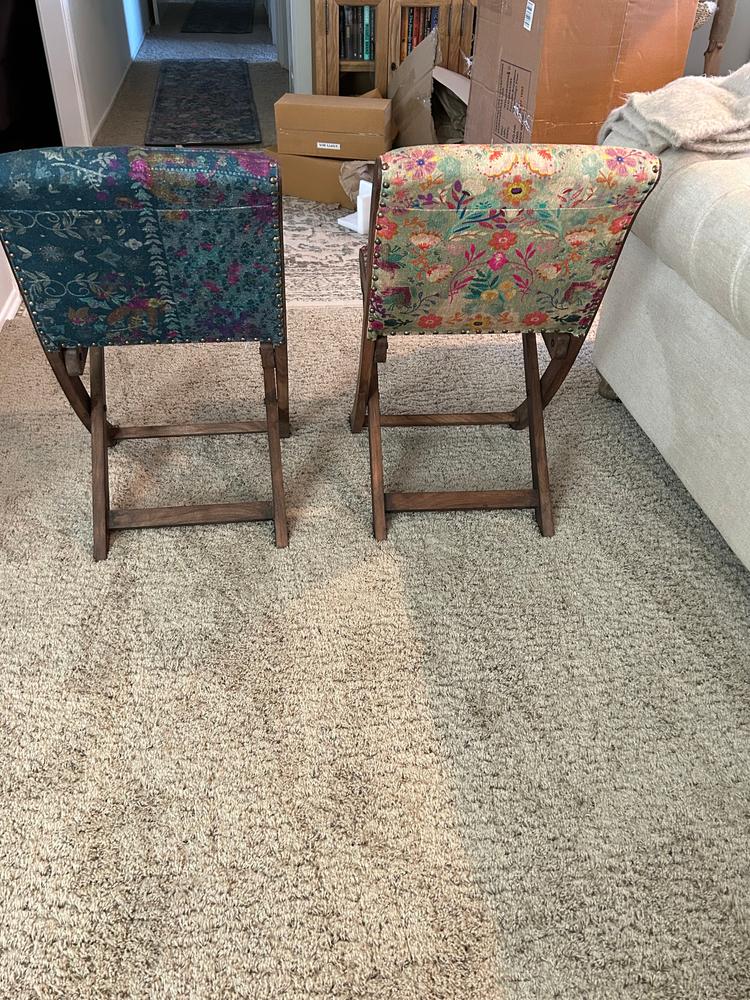 Favorite Anywhere Chair - Bright Floral - Customer Photo From Andrea