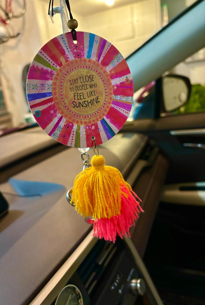Car Air Freshener - Advice From A Sloth - Customer Photo From Julie Scott