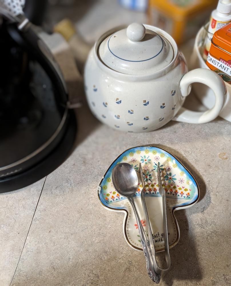 Shaped Ceramic Trinket Dish - Just Grow With It - Customer Photo From Elizabeth Lynn