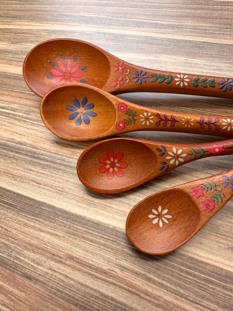 Folk Flower Wooden Measuring Spoons, Set of 4 - Customer Photo From Sarah M.