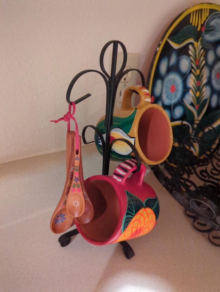 Folk Flower Wooden Measuring Spoons, Set of 4 - Customer Photo From Nanette Freed