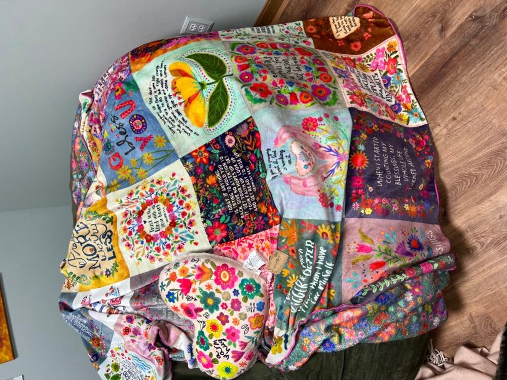 XL Double-Sided Cozy Blanket - Love Chirps - Customer Photo From Jennifer Miller
