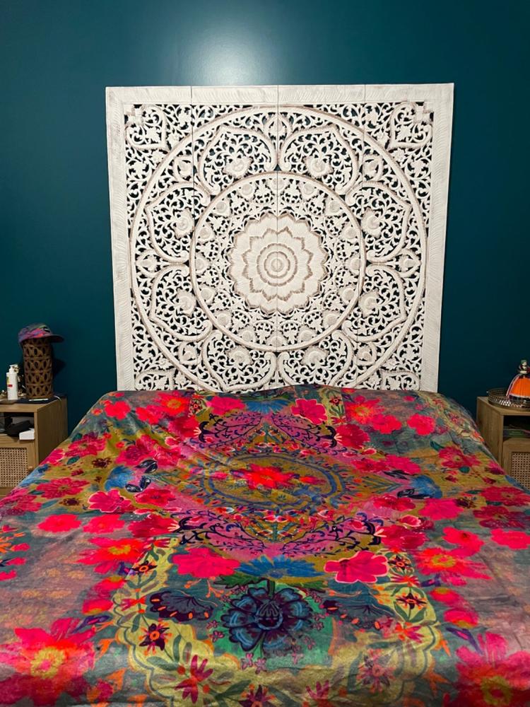 Double-Sided Cozy Coverlet - Mandala - Customer Photo From Alex Warnken