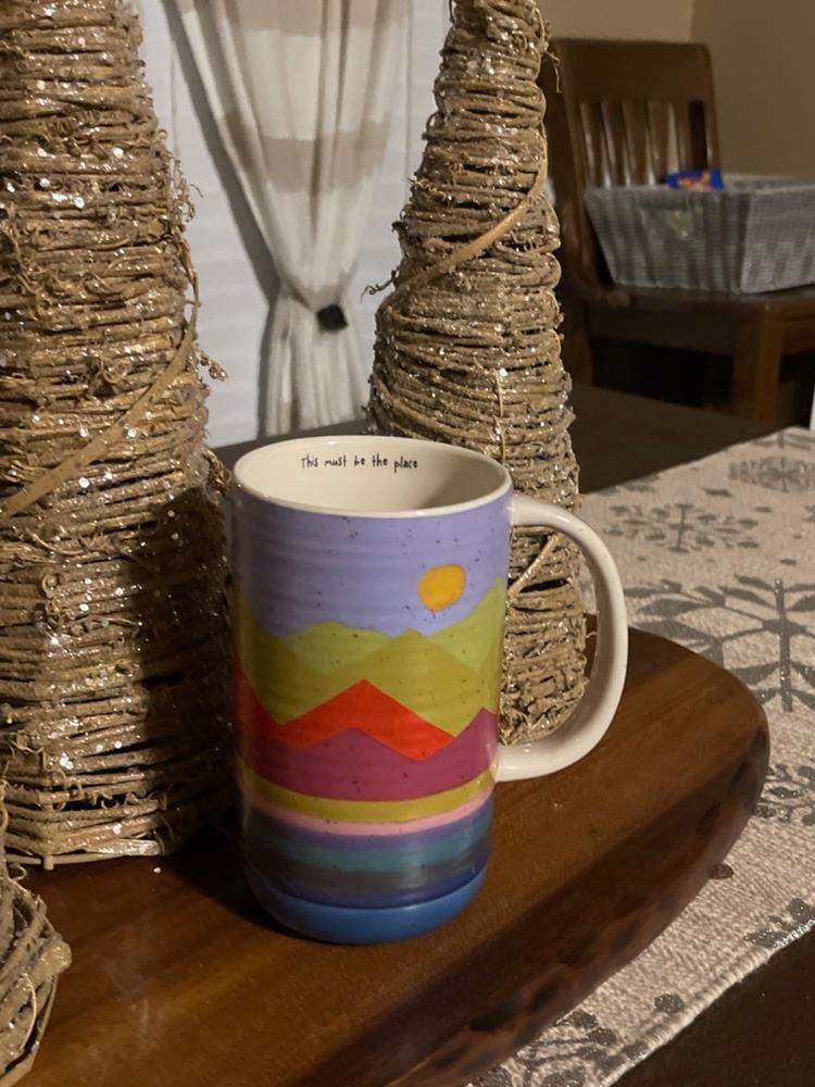 Latte Mug - Mountain Range - Customer Photo From Wanda Revan