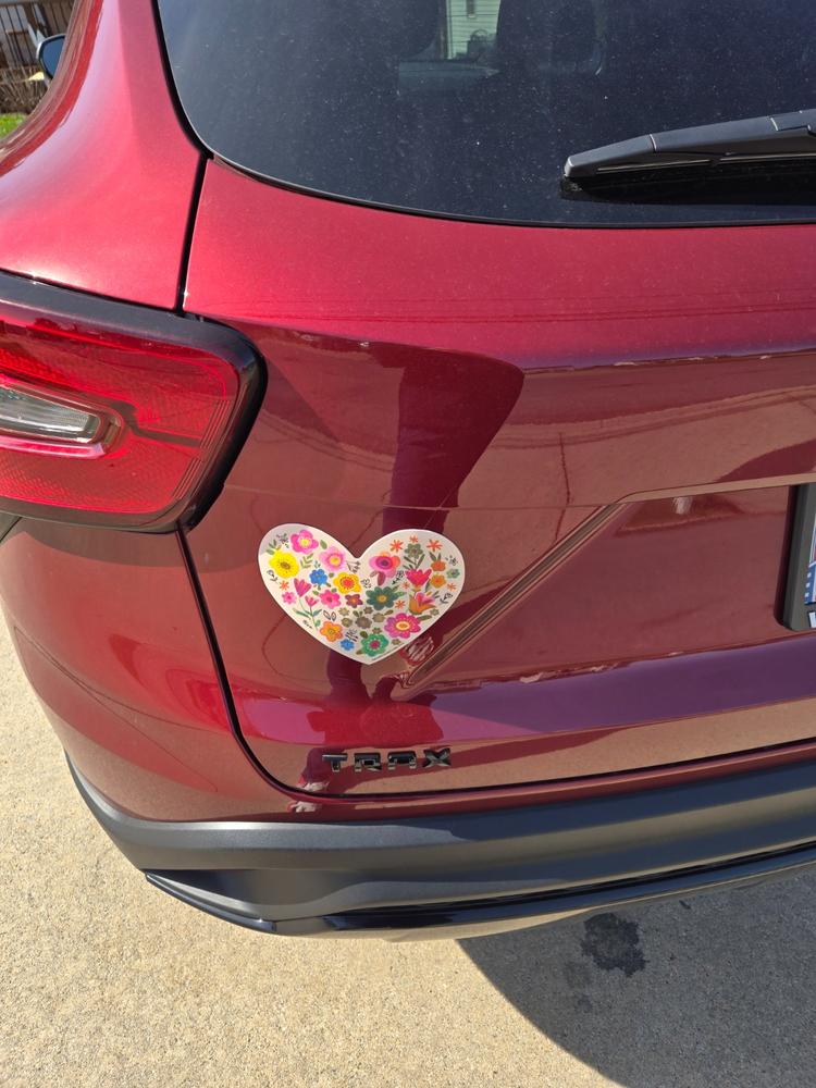 Car Magnet - Heart - Customer Photo From ruby osborn