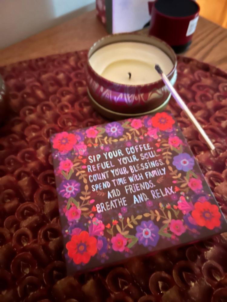 Coffee Table Matches - Count Your Blessings - Customer Photo From Debra Rekau