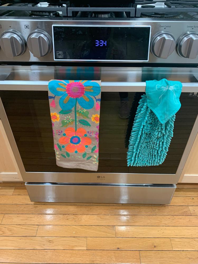 Kitchen Dish Towel - Thankful Grateful Blessed - Customer Photo From Heidi