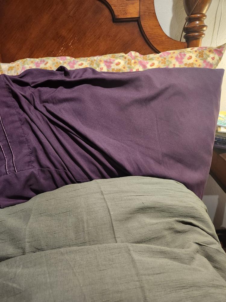 Mix & Match Soft Cotton Fitted Sheet - Sage Anna - Customer Photo From Alicia Messner