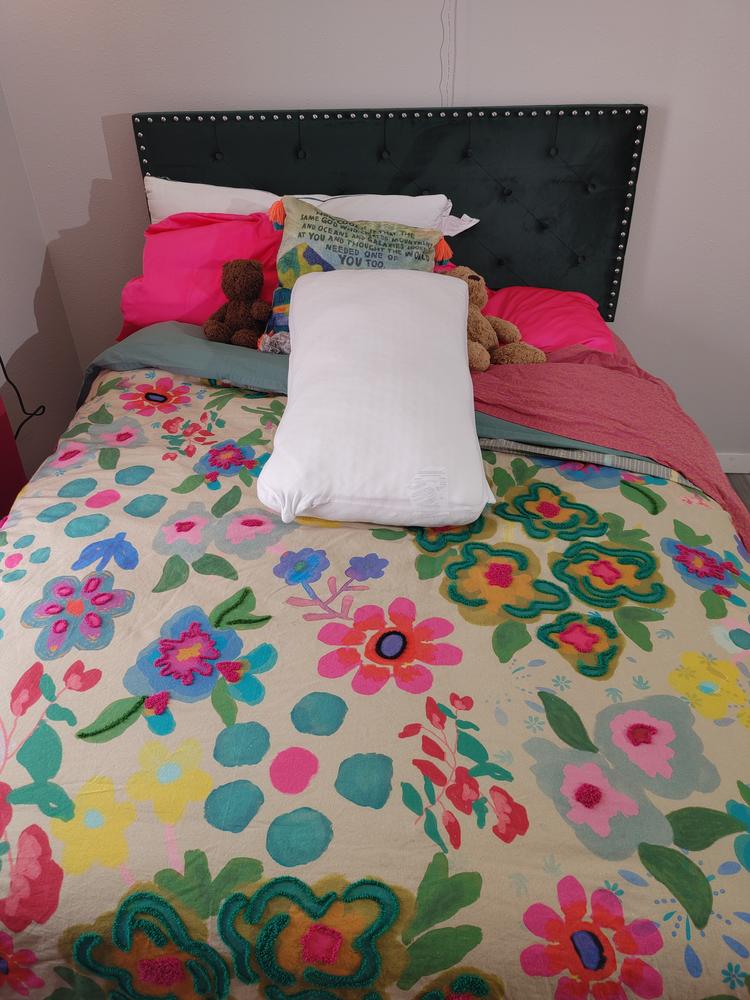Cotton Tufted Embroidered Duvet Cover - Floral Garden - Customer Photo From Tara