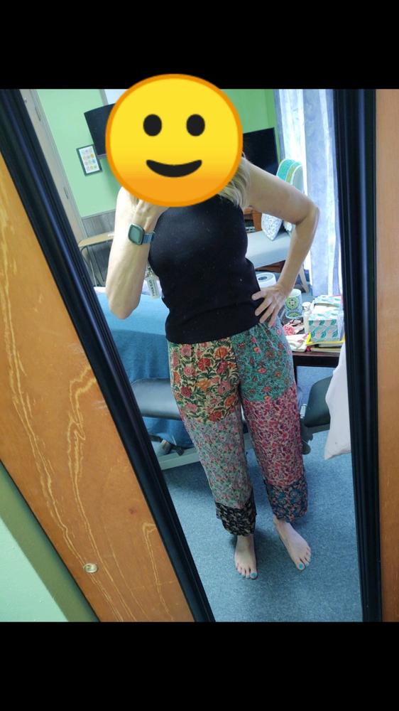 Mimi Wide Leg Pant - Floral Mix - Customer Photo From Leslie Williams