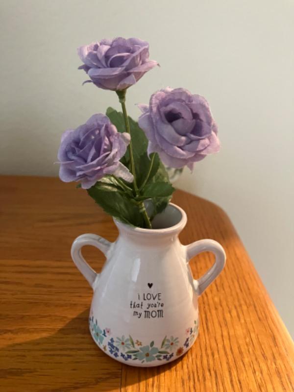Artisan Bud Vase - Mom - Customer Photo From Dolores Harris