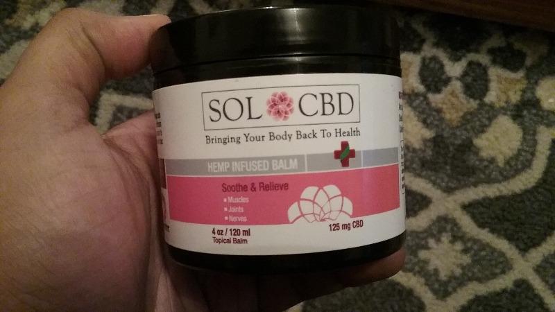CBD Infused Herbal Balm - Customer Photo From Diana R.
