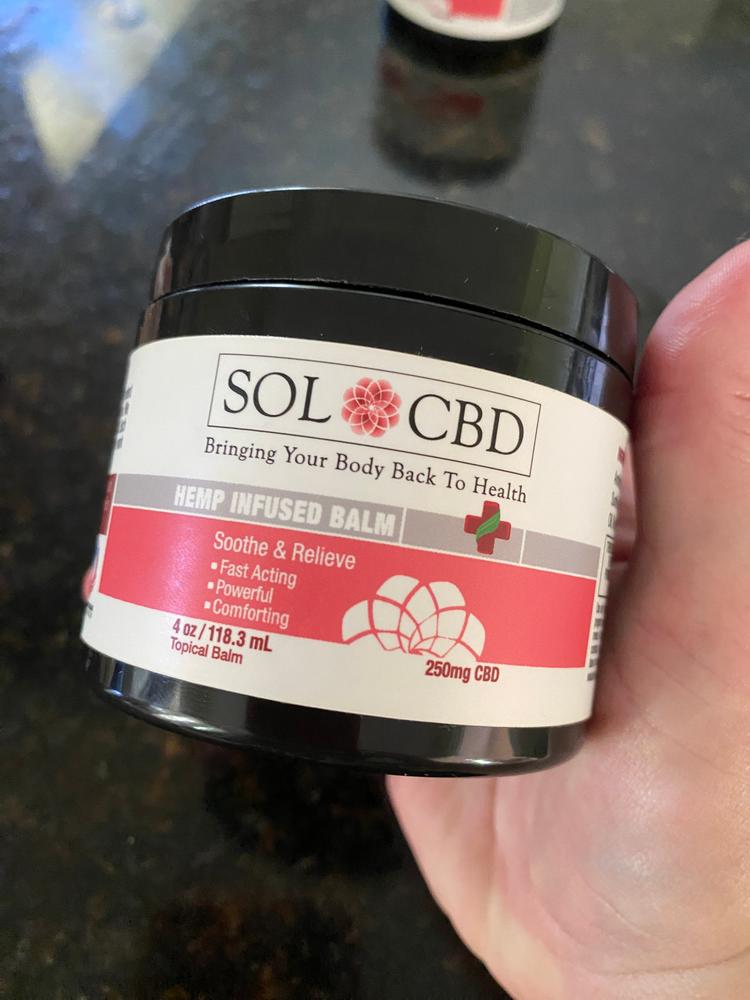 CBD Infused Herbal Balm - Customer Photo From Tara