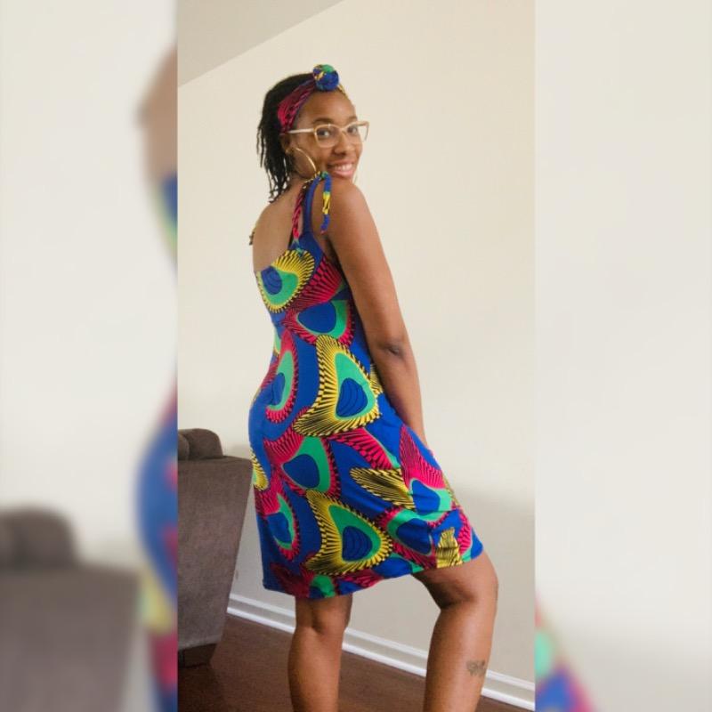 Senzo African Print DTY Brushed (1-4) - Customer Photo From ALICIA WASHINGTON