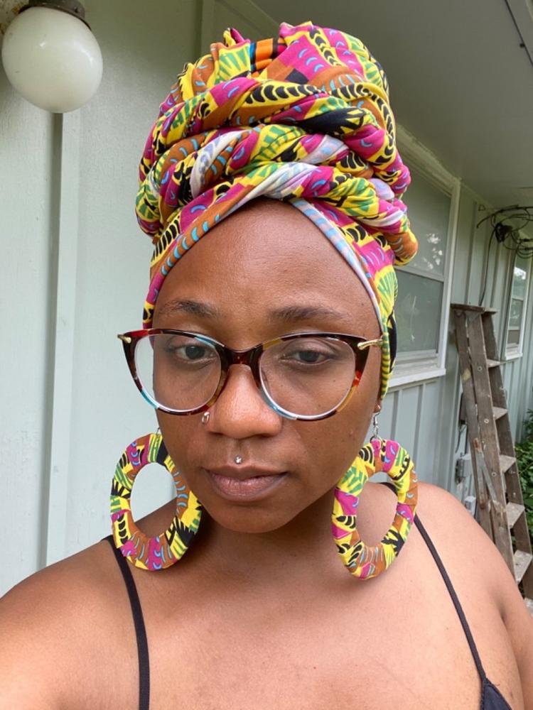 Serpent African Print DTY Brushed (2-3) - Customer Photo From LaShaunda Cole