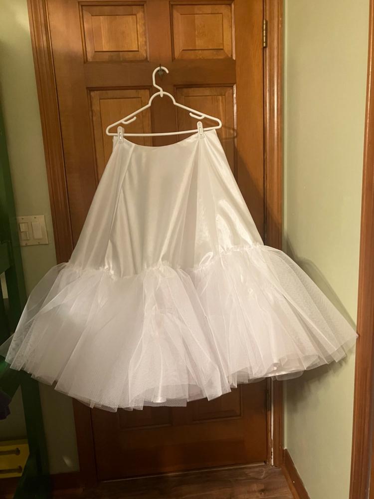 Hard Net Crinoline - Customer Photo From Crystal Keller