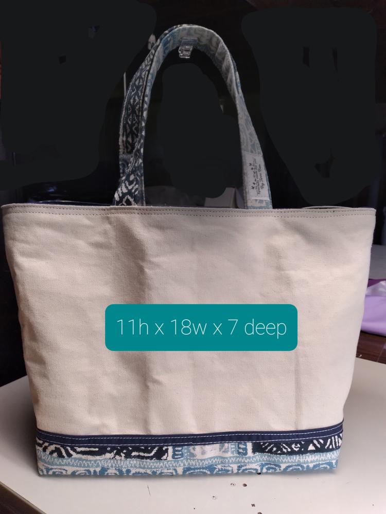 #10 Natural Cotton Duck Canvas (15 oz) - Customer Photo From Theresa Ben