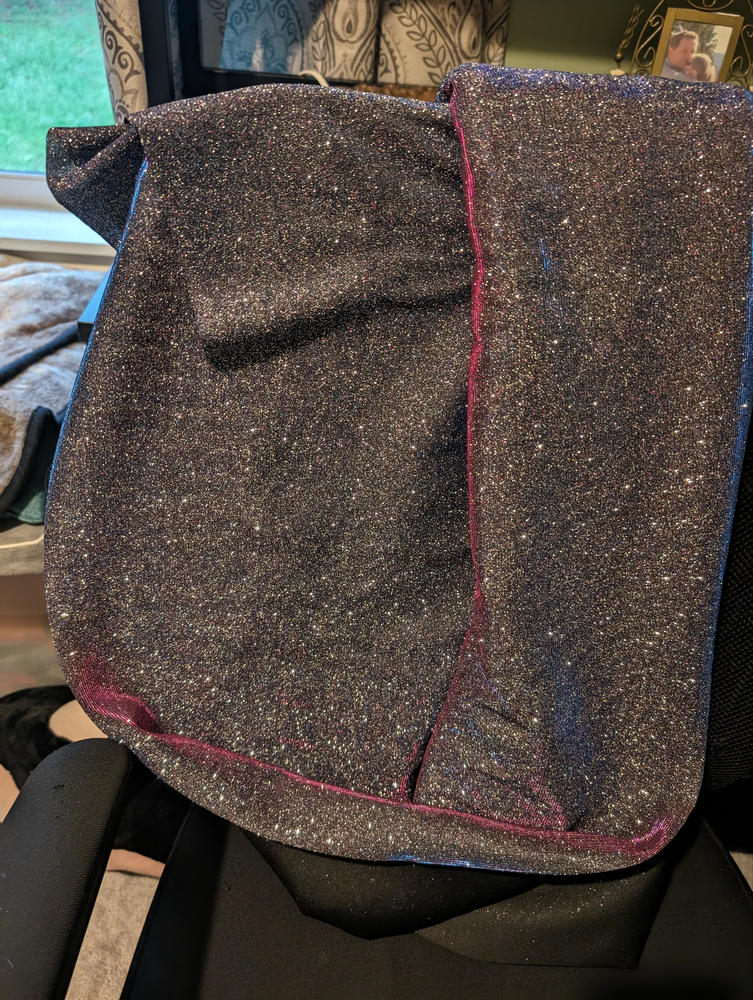 Metallic Brocade on Satin - Customer Photo From Phylicia Poelma