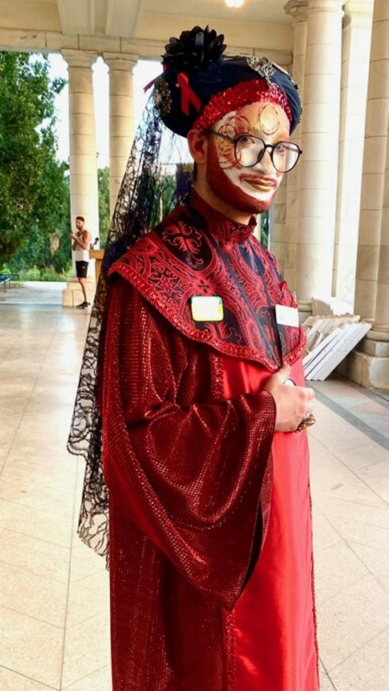 Metallic Brocade on Satin - Customer Photo From Sister CasKara
