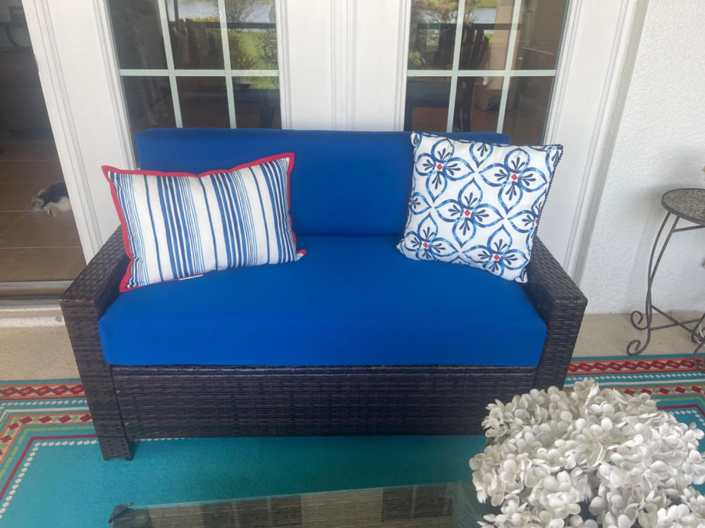 Ottertex® Upholstery Solution-Dyed Acrylic Canvas (Soft Finish) - Customer Photo From Pamela Choiniere