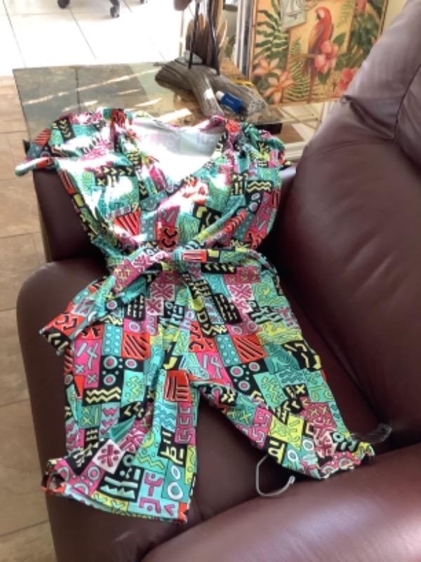 Geometric African Print DTY Brushed (6-5) - Customer Photo From Nancy Leslie