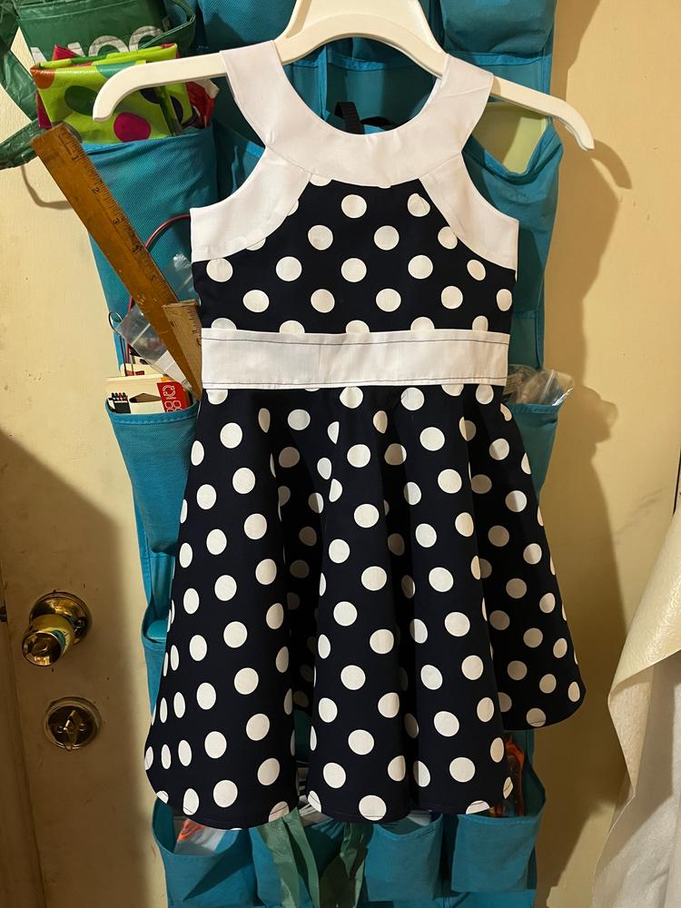 Large Polka Dot Cotton Poplin (58/60 Inch) - Customer Photo From Michele Jones